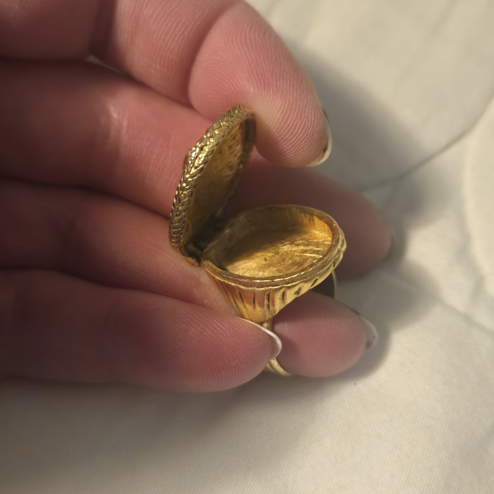 Vintage 1960s Poison Ring
